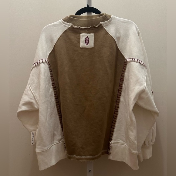 NWT FP Movement Double Header Graphic Crew XS Fern Combo with Pockets! - Picture 6 of 14